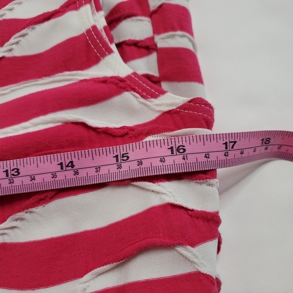 Papillion Blanc Size Medium Striped Dress - Picture 3 of 7